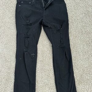 Hollister Men's Black Skinny Jeans